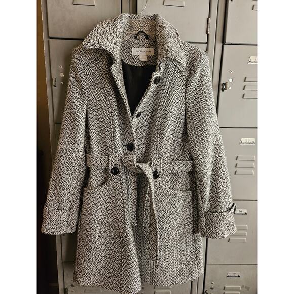 Liz Claiborne Jackets & Blazers - Liz Claiborne ladies wool blend hooded coat - size XL